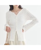 【アースミュージックアンドエコロジー/earth music&ecology】のシャーリングカットカーディガン 人気、トレンドファッション・服の通販 founy(ファニー) ファッション Fashion レディースファッション Fashion for Women トップス・カットソー Cut & Sew Tops カーディガン・羽織り Layered Style Cardigans 春 Spring カーディガン Cardigan, Knitwear シャーリング Shirring, Ruched シンプル Simple, Minimal デニム Denim, Jeans Material フィット Fit, Slim Fit ポケット Pocket, Pocket Detail S/S・春夏 SS, Spring/Summer, Warm Season 夏 Summer thumbnail アイボリー|ID: prp329100004848919 ipo3291000000035457709