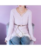 【アースミュージックアンドエコロジー/earth music&ecology】のシャーリングカットカーディガン 人気、トレンドファッション・服の通販 founy(ファニー) ファッション Fashion レディースファッション Fashion for Women トップス・カットソー Cut & Sew Tops カーディガン・羽織り Layered Style Cardigans 春 Spring カーディガン Cardigan, Knitwear シャーリング Shirring, Ruched シンプル Simple, Minimal デニム Denim, Jeans Material フィット Fit, Slim Fit ポケット Pocket, Pocket Detail S/S・春夏 SS, Spring/Summer, Warm Season 夏 Summer thumbnail ピンク|ID: prp329100004848919 ipo3291000000035457714