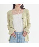 【アースミュージックアンドエコロジー/earth music&ecology】のシャーリングカットカーディガン 人気、トレンドファッション・服の通販 founy(ファニー) ファッション Fashion レディースファッション Fashion for Women トップス・カットソー Cut & Sew Tops カーディガン・羽織り Layered Style Cardigans 春 Spring カーディガン Cardigan, Knitwear シャーリング Shirring, Ruched シンプル Simple, Minimal デニム Denim, Jeans Material フィット Fit, Slim Fit ポケット Pocket, Pocket Detail S/S・春夏 SS, Spring/Summer, Warm Season 夏 Summer thumbnail ミント|ID: prp329100004848919 ipo3291000000035457716