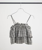 【アースミュージックアンドエコロジー/earth music&ecology】のアソートチェックティアードビスチェ チェックブラック|ID: prp329100004848921 ipo3291000000035457742