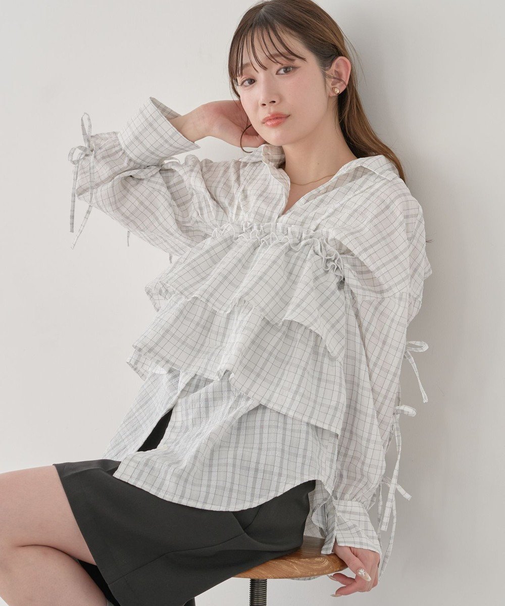 【アースミュージックアンドエコロジー/earth music&ecology】のアソートチェックティアードビスチェ インテリア・キッズ・メンズ・レディースファッション・服の通販 founy(ファニー) ファッション Fashion レディースファッション Fashion for Women アウター Coat / Outerwear Collection トップス・カットソー Cut & Sew Tops ベスト&ジレ / 重ね着スタイル Vests & Gilets ビスチェ Bustiers & Corset Tops / Layered Bustier Style 春 Spring カットソー Cut and Sewn Top コンパクト Compact, Small Size シンプル Simple, Minimal チェック Check, Plaid, Tartan バランス Balance, Style Balance ビスチェ Bustier, Corset Top ベスト Vest, Waistcoat ポケット Pocket, Pocket Detail S/S・春夏 SS, Spring/Summer, Warm Season 夏 Summer チェックアイボリー|ID: prp329100004848921 ipo3291000000035457745