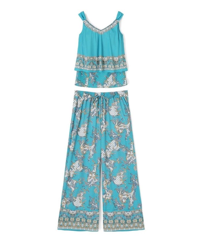 【三愛水着楽園/San-ai Resort】のロングパンツセット 13L・15L 【Coral veil(コーラルヴェール)】 インテリア・キッズ・メンズ・レディースファッション・服の通販 founy(ファニー) https://founy.com/ ファッション Fashion レディースファッション Fashion for Women 水着 Swimwear レディース水着・ビーチウェア Swimwear & Beachwear アンダー Underwear Essentials エスニック Ethnic Style ショーツ Shorts, Short Pants セットアップ Set-Up, Coordinated Outfit ビーチ Beach, Seaside ボトム Bottoms, Lower Wear ポケット Pocket, Pocket Detail 水着 Swimsuit, Swimwear ラップ Wrap, Wrap Design リゾート Resort, Vacation Style リラックス Relax, Relaxed Fit ロング Long, Long-Length ワイヤー Wire, Wired Bra A/W・秋冬 Autumn/Winter S/S・春夏 SS, Spring/Summer, Warm Season 夏 Summer |ID: prp329100004848931 ipo3291000000035523038