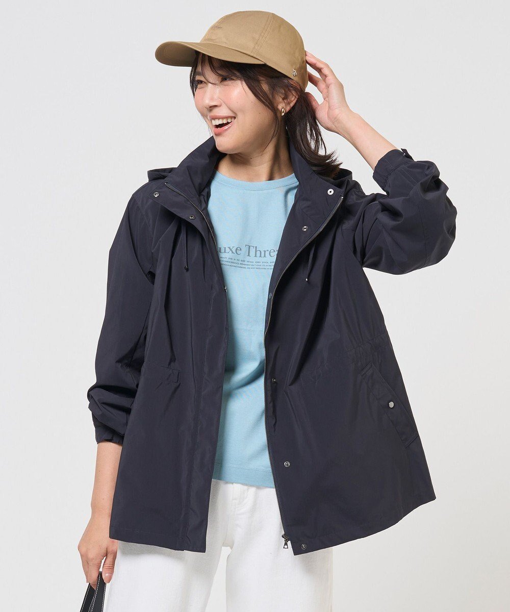 【ジェイ プレス/J.PRESS】の【2way】Artirosa ショート丈 コート インテリア・キッズ・メンズ・レディースファッション・服の通販 founy(ファニー) 　ファッション　Fashion　レディースファッション　Fashion for Women　アウター　Coat / Outerwear Collection　コート・ロングコート・ピーコート　Long Coats, Peacoats & More　レディースジャケット・軽アウター　Jackets　春　Spring　ショート　Short, Short Length　シンプル　Simple, Minimal　ジャケット　Jacket, Outerwear　ドット　Polka Dot, Dot Pattern　なめらか　Smooth, Silky Texture　バランス　Balance, Style Balance　パウダー　Powder, Soft Tone　S/S・春夏　SS, Spring/Summer, Warm Season　夏　Summer　ネイビー系|ID: prp329100004848933 ipo3291000000035457921