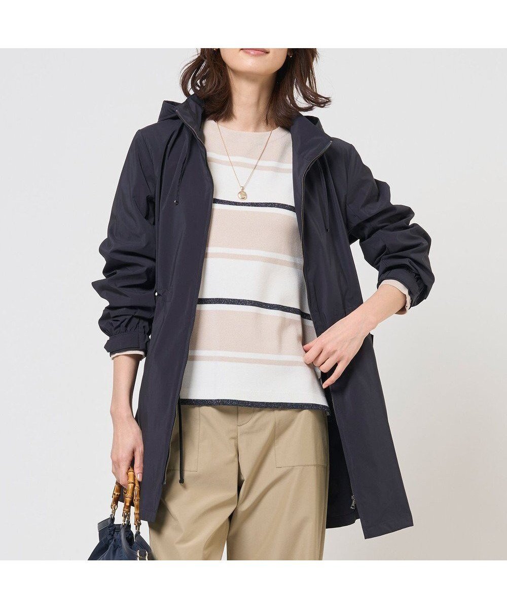 【ジェイ プレス/J.PRESS】の【2way】Artirosa ロング丈 コート インテリア・キッズ・メンズ・レディースファッション・服の通販 founy(ファニー) 　ファッション　Fashion　レディースファッション　Fashion for Women　アウター　Coat / Outerwear Collection　コート・ロングコート・ピーコート　Long Coats, Peacoats & More　レディースジャケット・軽アウター　Jackets　春　Spring　コンパクト　Compact, Small Size　ジャケット　Jacket, Outerwear　スタンド　Stand Collar, Upright Stand　なめらか　Smooth, Silky Texture　パウダー　Powder, Soft Tone　ロング　Long, Long-Length　S/S・春夏　SS, Spring/Summer, Warm Season　夏　Summer　ネイビー系|ID: prp329100004848936 ipo3291000000035457988