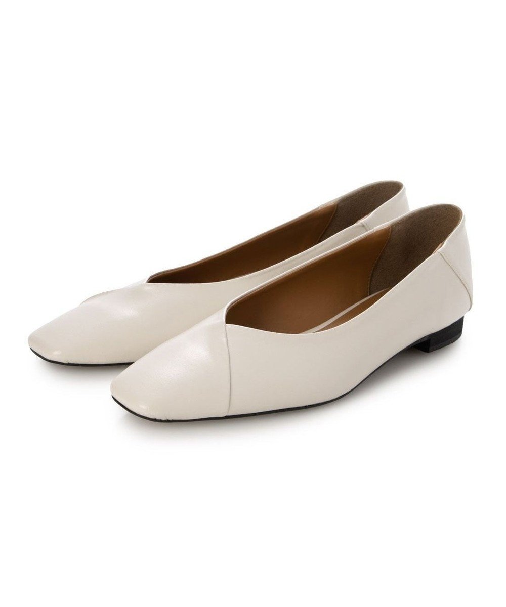 【モード エ ジャコモ/MODE ET JACOMO】のcarino スクエアトゥバレエシューズ 人気、トレンドファッション・服の通販 founy(ファニー) 　ファッション　Fashion　レディースファッション　Fashion for Women　オケージョン　Occasion Wear　クール　Cool, Chic　シューズ　Shoes, Footwear　シンプル　Simple, Minimal　スタイリッシュ　Stylish, Fashionable　バレエ　Ballet, Ballet Style　フェミニン　Feminine, Girly　フォルム　Silhouette, Form　レイン　Rain, Rainproof　日本製　Made In Japan　エレガント 上品　Elegant　ビジネス 仕事 通勤　Business / Work / Commuting　 other-1|ID: prp329100004848938 ipo3291000000035523045