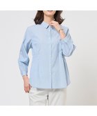 【ジェイ プレス/J.PRESS】の【WEB限定カラーあり】コンパクトエステネージュ シャーリング ブラウス サックスストライプ系1|ID: prp329100004848941 ipo3291000000035458064