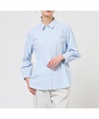 【ジェイ プレス/J.PRESS】の【WEB限定カラーあり】コンパクトエステネージュ シャーリング ブラウス 【WEB限定】サックスストライプ系2|ID: prp329100004848941 ipo3291000000035458068