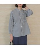 【ジェイ プレス/J.PRESS】の【WEB限定カラーあり】コンパクトエステネージュ シャーリング シャツ ブラウス ネイビーギンガム系|ID: prp329100004848941 ipo3291000000036165095