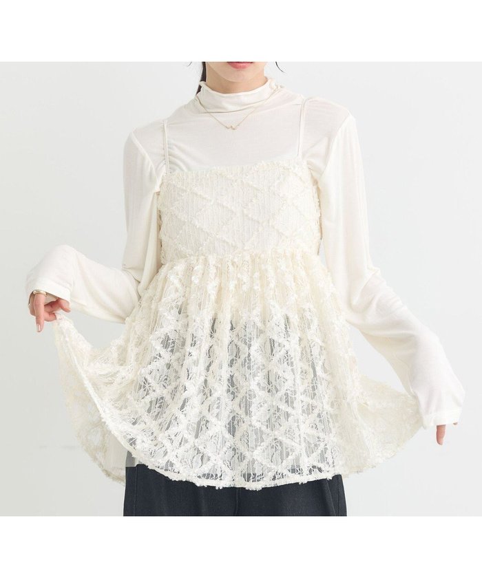 【アースミュージックアンドエコロジー/earth music&ecology】のフリンジレースキャミビスチェ インテリア・キッズ・メンズ・レディースファッション・服の通販 founy(ファニー) https://founy.com/ ファッション Fashion レディースファッション Fashion for Women アウター Coat / Outerwear Collection トップス・カットソー Cut & Sew Tops キャミソール&ノースリーブ Camisoles & Sleeveless Tops ベスト&ジレ / 重ね着スタイル Vests & Gilets ビスチェ Bustiers & Corset Tops / Layered Bustier Style インナー Innerwear 春 Spring カットソー Cut and Sewn Top シンプル Simple, Minimal ベスト Vest, Waistcoat ポケット Pocket, Pocket Detail リボン Ribbon, Bow レース Lace, Lace Fabric ロング Long, Long-Length S/S・春夏 SS, Spring/Summer, Warm Season おすすめ Recommended / Our Picks 夏 Summer |ID: prp329100004848944 ipo3291000000035458091