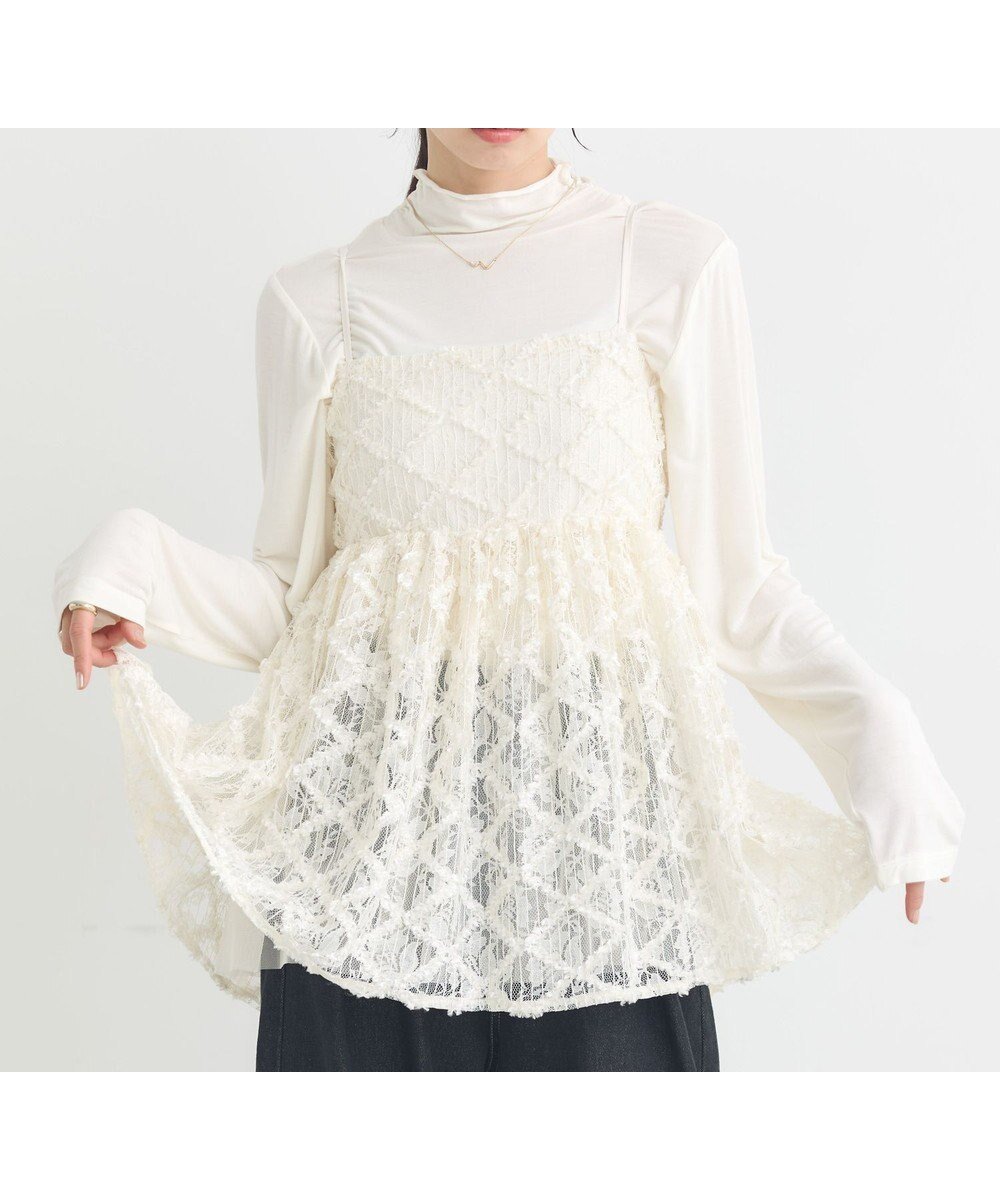 【アースミュージックアンドエコロジー/earth music&ecology】のフリンジレースキャミビスチェ 人気、トレンドファッション・服の通販 founy(ファニー) ファッション Fashion レディースファッション Fashion for Women アウター Coat / Outerwear Collection トップス・カットソー Cut & Sew Tops キャミソール&ノースリーブ Camisoles & Sleeveless Tops ベスト&ジレ / 重ね着スタイル Vests & Gilets ビスチェ Bustiers & Corset Tops / Layered Bustier Style インナー Innerwear 春 Spring カットソー Cut and Sewn Top シンプル Simple, Minimal ベスト Vest, Waistcoat ポケット Pocket, Pocket Detail リボン Ribbon, Bow レース Lace, Lace Fabric ロング Long, Long-Length S/S・春夏 SS, Spring/Summer, Warm Season おすすめ Recommended / Our Picks 夏 Summer other-1|ID: prp329100004848944 ipo3291000000035458091