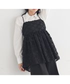 【アースミュージックアンドエコロジー/earth music&ecology】のフリンジレースキャミビスチェ ブラック|ID: prp329100004848944 ipo3291000000035458095