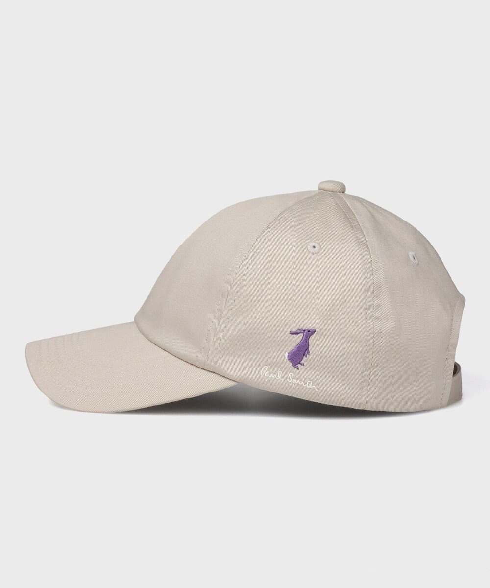 【ポール スミス/Paul Smith】のラビットエンブロイダリー キャップ インテリア・キッズ・メンズ・レディースファッション・服の通販 founy(ファニー) 　ファッション　Fashion　レディースファッション　Fashion for Women　キャップ&ハット　Hats & Caps　おすすめ　Recommended / Our Picks　キャップ　Cap, Baseball Cap　ギフト プレゼント　Gift / Present　ベーシック　Basic, Essential　モチーフ　Motif, Design Theme　帽子　Hat, Headwear　ライトベージュ|ID: prp329100004848948 ipo3291000000035523053