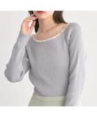 【アースミュージックアンドエコロジー/earth music&ecology】のレーストリムリブニットプルオーバー 人気、トレンドファッション・服の通販 founy(ファニー) ファッション Fashion レディースファッション Fashion for Women トップス・カットソー Cut & Sew Tops ニット Knit Tops & Sweaters カジュアルプルオーバー・ニットトップス Pullovers & Knit Tops / Casual Pullovers インナー Innerwear 春 Spring シンプル Simple, Minimal セーター Sweater, Knitwear デニム Denim, Jeans Material フィット Fit, Slim Fit フェミニン Feminine, Girly ポケット Pocket, Pocket Detail レース Lace, Lace Fabric ワイド Wide, Wide Fit S/S・春夏 SS, Spring/Summer, Warm Season 夏 Summer エレガント 上品 Elegant thumbnail グレー|ID: prp329100004848952 ipo3291000000035523061