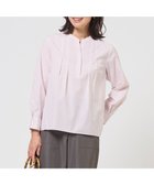 【ジェイ プレス/J.PRESS】の【WEB限定カラーあり】コンパクトエステネージュ スキッパー ブラウス ピンクストライプ系|ID: prp329100004848953 ipo3291000000035458225