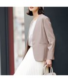 【エニィ スィス/any SiS】のスマートビューティストレッチカラーレス ジャケット グレージュ|ID: prp329100004848962 ipo3291000000036388301