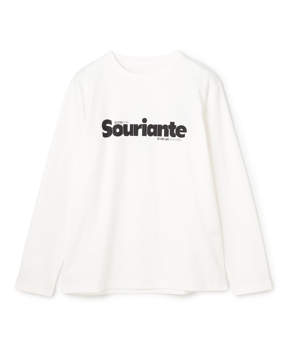 【アンフィーロ 自由区/UNFILO】のコットンスムース グラフィックT インテリア・キッズ・メンズ・レディースファッション・服の通販 founy(ファニー) 　ファッション　Fashion　レディースファッション　Fashion for Women　トップス・カットソー　Cut & Sew Tops　シャツ・ブラウス・オフィスカジュアル　Elegant Blouses & Button-Ups　ロングTシャツ・Tシャツ　Longline T-Shirts & Tees　カットソー・ベーシックTシャツ　Cut-and-Sewn Tops / Stretch Tees & Basics　春　Spring　カットソー　Cut and Sewn Top　グラフィック　Graphic, Graphic Design　抗菌　Antibacterial, Bacteria-Resistant　シンプル　Simple, Minimal　プリント　Print, Printed Pattern　ヘムライン　Hemline, Bottom Cut　モチーフ　Motif, Design Theme　S/S・春夏　SS, Spring/Summer, Warm Season　再入荷　Restock / Back in Stock　おすすめ　Recommended / Our Picks　夏　Summer　新作・新入荷　New Arrivals / New In　オフ|ID: prp329100004848964 ipo3291000000035595194