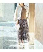 【自由区/JIYU-KU】の【カタログ掲載】ロータスタイルプリント スカート ブラウン|ID: prp329100004848969 ipo3291000000036212503