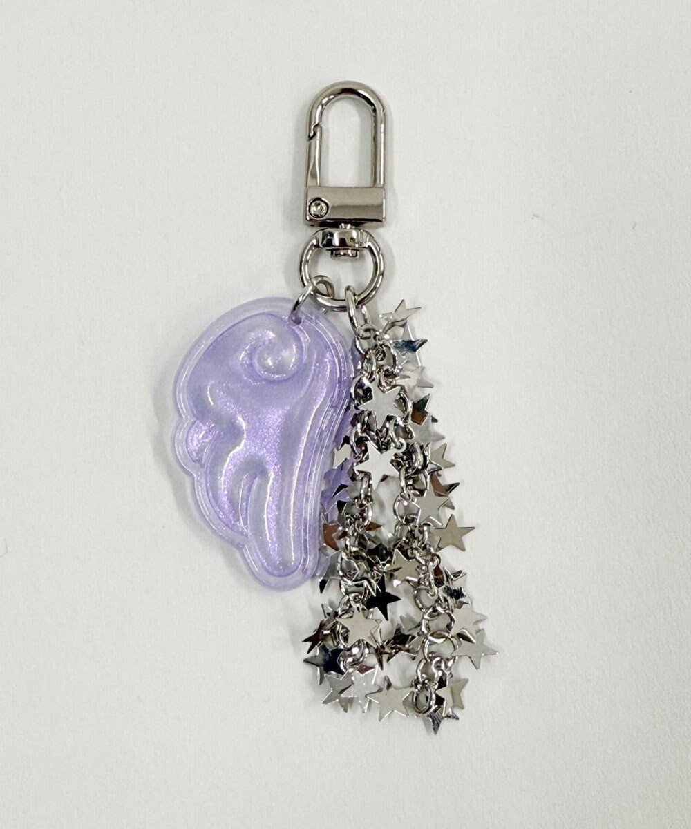 【ウィゴー/WEGO】のトゥインクルスターエンジェルキーホルダー インテリア・キッズ・メンズ・レディースファッション・服の通販 founy(ファニー) ファッション Fashion レディースファッション Fashion for Women ミニ財布・二つ折り財布 Wallets & Card Cases おすすめ Recommended / Our Picks キーホルダー Keychain, Key Holder スマホ Smartphone, Mobile Device トレンド Trend, Trending Now モチーフ Motif, Design Theme 財布 Wallet, Purse パープル|ID: prp329100004849010 ipo3291000000035812127
