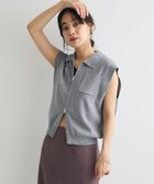 【クラフトスタンダードブティック/CRAFT STANDARD BOUTIQUE】の衿付きジップベスト Gray Mixture|ID: prp329100004849012 ipo3291000000035813732
