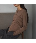【クラフトスタンダードブティック/CRAFT STANDARD BOUTIQUE】の2点セット/カーディガン&ビスチェ Mocha|ID: prp329100004849016 ipo3291000000035524013