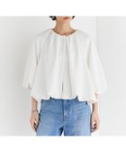 【ハッシュニュアンス/#Newans】の【セレモニーにも/洗濯機可】バルーンヘムライトブルゾン​ ホワイト|ID: prp329100004849036 ipo3291000000035838142