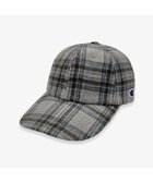 【林八百吉商店/HAYASHIYAOKICHI】のChampion ネルチェックロングキャップ ライトグレー|ID: prp329100004849037 ipo3291000000035815680