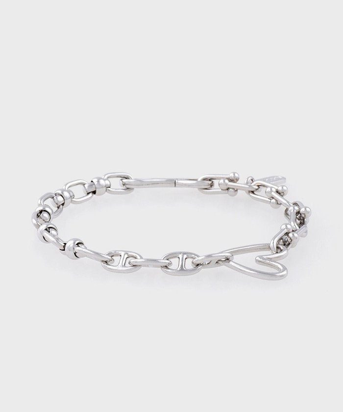 【ポール スミス/Paul Smith】のハートミックスチェーン ブレスレット インテリア・キッズ・メンズ・レディースファッション・服の通販 founy(ファニー) https://founy.com/ ファッション Fashion レディースファッション Fashion for Women ジュエリー Jewelry チェーン＆カフブレスレット Cuff & Chain Bracelets アクセサリー Fashion Accessories シンプル Simple, Minimal ジュエリー Jewelry, Accessories チェーン Chain, Chain Strap ブレスレット Bracelet, Wristband ミックス Mix, Mixed Style モチーフ Motif, Design Theme エレガント 上品 Elegant |ID: prp329100004849042 ipo3291000000035524305