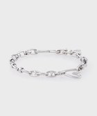 【ポール スミス/Paul Smith】のハートミックスチェーン ブレスレット シルバー|ID: prp329100004849042 ipo3291000000035524306