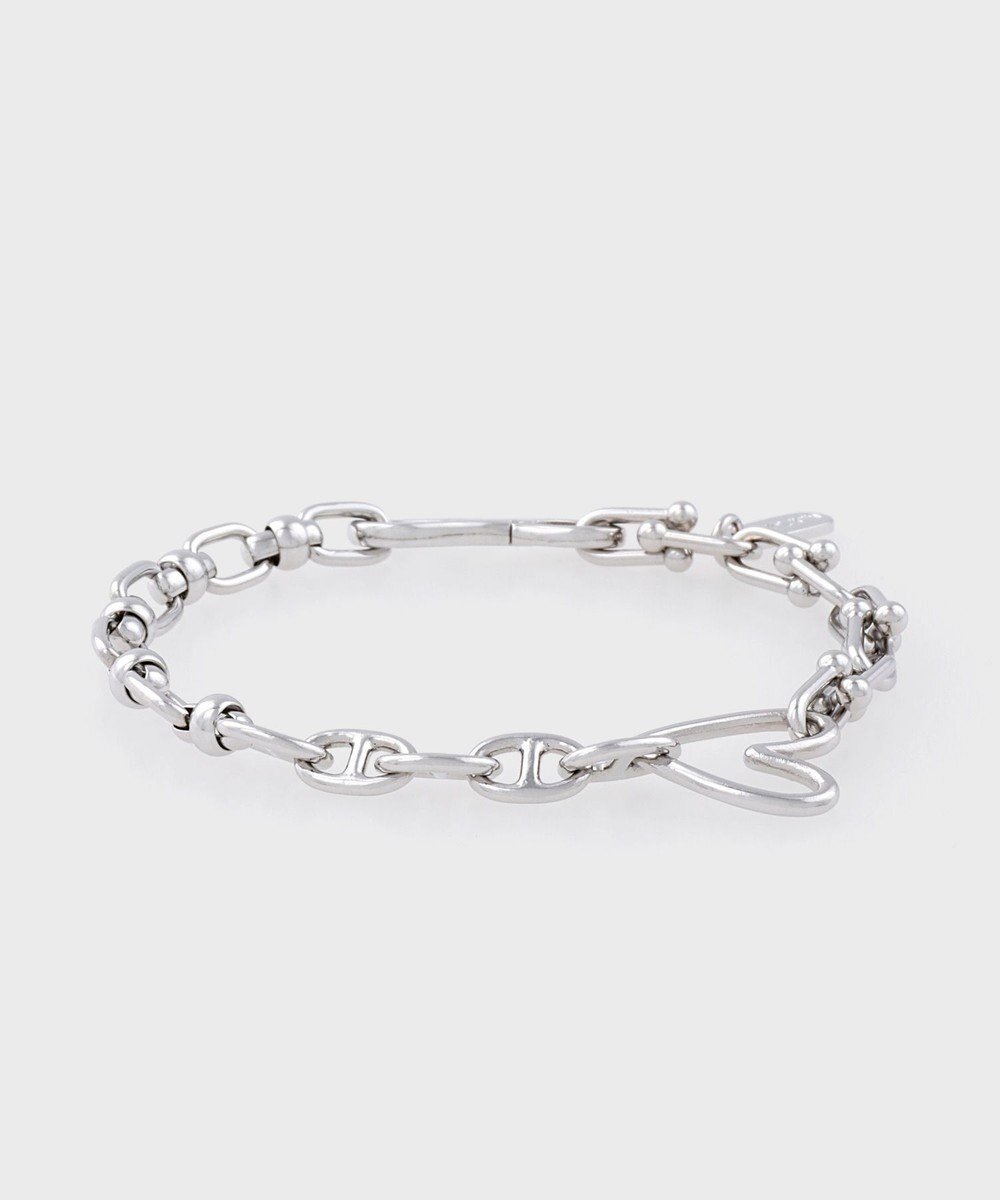 【ポール スミス/Paul Smith】のハートミックスチェーン ブレスレット インテリア・キッズ・メンズ・レディースファッション・服の通販 founy(ファニー) 　ファッション　Fashion　レディースファッション　Fashion for Women　ジュエリー　Jewelry　チェーン＆カフブレスレット　Cuff & Chain Bracelets　アクセサリー　Fashion Accessories　シンプル　Simple, Minimal　ジュエリー　Jewelry, Accessories　チェーン　Chain, Chain Strap　ブレスレット　Bracelet, Wristband　ミックス　Mix, Mixed Style　モチーフ　Motif, Design Theme　エレガント 上品　Elegant　シルバー|ID: prp329100004849042 ipo3291000000035524306