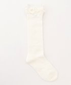 【エニィ/ANY / KIDS】のリボンジャガード ハイソックス オフホワイト|ID: prp329100004849196 ipo3291000000035606026