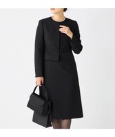 【組曲 NOIR/KUMIKYOKU NOIR】の【洗える】ウォッシャブルストレッチバーズアイ ジャケット+ワンピース 人気、トレンドファッション・服の通販 founy(ファニー) ファッション Fashion レディースファッション Fashion for Women アウター Coat / Outerwear Collection レディースジャケット・軽アウター Jackets スーツ Business Suits & Workwear スーツジャケット・オフィスブレザー Suit Jackets / Blazers スーツセット・2点セット・レディーススーツ Suit Sets / 2-Piece Suits / Office Suit Sets アンサンブル Ensemble Set ウォッシャブル Machine Washable シフォン Chiffon, Lightweight Fabric ジャケット Jacket, Outerwear ストレッチ Stretch, Stretchy Fabric スーツ Suit, Formalwear セットアップ Set-Up, Coordinated Outfit フェミニン Feminine, Girly リボン Ribbon, Bow 切替 Switching, Contrast Panel 夏 Summer S/S・春夏 SS, Spring/Summer, Warm Season 洗える Machine Washable A/W・秋冬 Autumn/Winter |ID:prp329100004849238