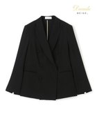 【ベイジ,/BEIGE,】の【洗える】CINDY / ダブルブレストジャケット Black|ID: prp329100004849243 ipo3291000000035723440