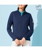 【23区 ゴルフ/NIJYUSANKU GOLF】の【WOMEN】便利なUV羽織!【吸水速乾/UVカット】ラメボーダージャージ ネイビー系|ID: prp329100004849271 ipo3291000000035525319