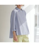 【ジェイ プレス/J.PRESS】の【洗える】スパンローン バックプリーツ ブラウス 人気、トレンドファッション・服の通販 founy(ファニー) ファッション Fashion レディースファッション Fashion for Women トップス・カットソー Cut & Sew Tops シャツ・ブラウス・オフィスカジュアル Elegant Blouses & Button-Ups エレガント 上品 Elegant シンプル Simple, Minimal トレンド Trend, Trending Now フロント Front, Front Design プリーツ Pleats, Pleated 夏 Summer 春 Spring S/S・春夏 SS, Spring/Summer, Warm Season 洗える Machine Washable thumbnail ブルー系|ID: prp329100004849277 ipo3291000000036062418