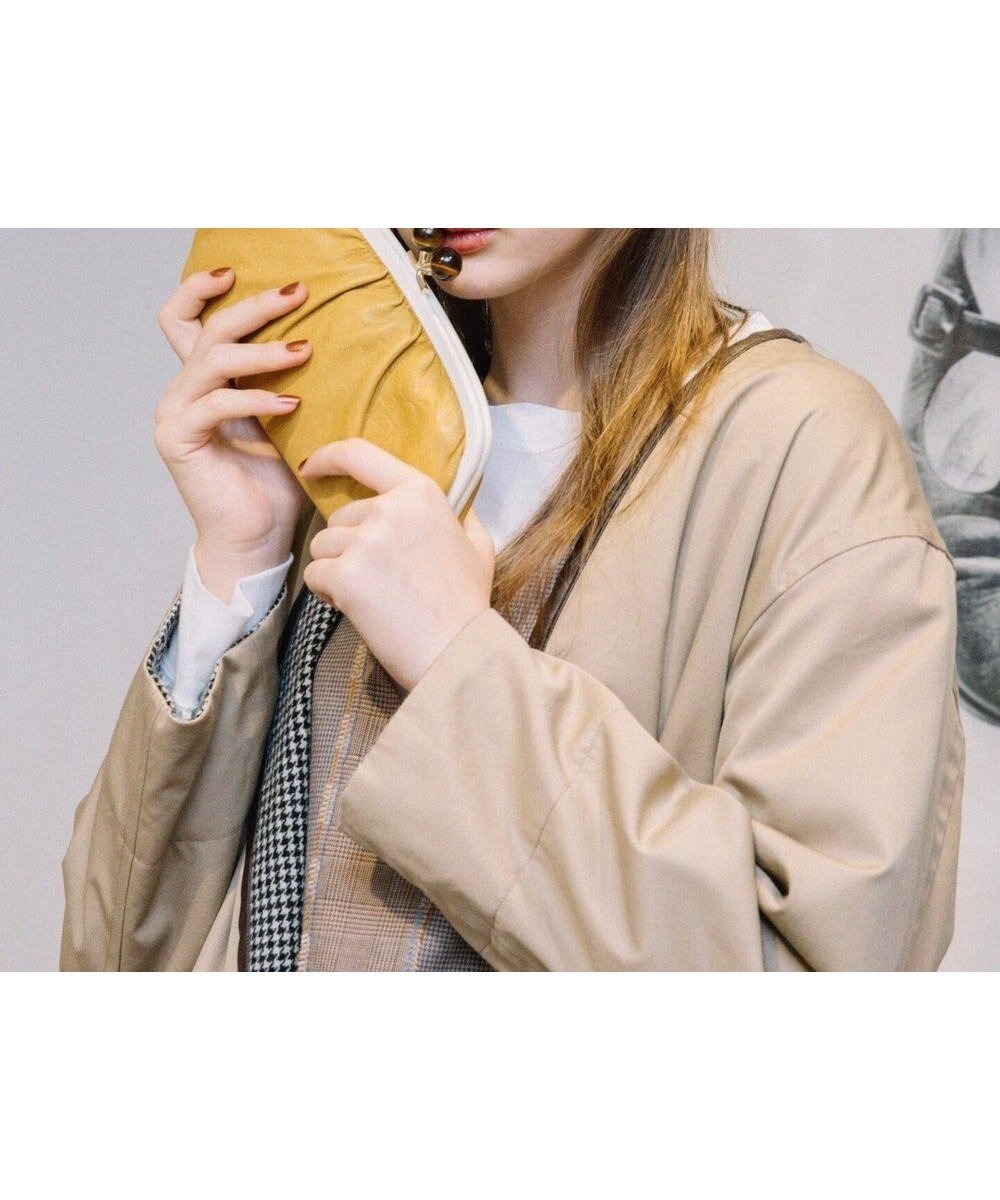 【アンビリオン/UNBILLION】のperche ジェムストーンがま口長財布 インテリア・キッズ・メンズ・レディースファッション・服の通販 founy(ファニー) 　ファッション　Fashion　レディースファッション　Fashion for Women　ミニ財布・二つ折り財布　Wallets & Card Cases　イエロー　Yellow　ギャザー　Gathered, Ruffled　シルバー　Silver, Metallic Silver　財布　Wallet, Purse　ドット　Polka Dot, Dot Pattern　ミックス　Mix, Mixed Style　ラベンダー　Lavender　ミックスイエロー|ID: prp329100004849281 ipo3291000000035475474