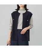 【ジェイ プレス/J.PRESS】の【洗える】VIS/PE ROME ニット ジレベスト 人気、トレンドファッション・服の通販 founy(ファニー) ファッション Fashion レディースファッション Fashion for Women アウター Coat / Outerwear Collection トップス・カットソー Cut & Sew Tops ニット Knit Tops & Sweaters ベスト&ジレ / 重ね着スタイル Vests & Gilets 洗える Machine Washable 秋 Autumn カーディガン Cardigan, Knitwear ストレッチ Stretch, Stretchy Fabric バランス Balance, Style Balance ベスト Vest, Waistcoat ベーシック Basic, Essential ミドル Middle Length, Mid Height A/W・秋冬 Autumn/Winter エレガント 上品 Elegant thumbnail ダークネイビー系|ID: prp329100004849286 ipo3291000000036085554