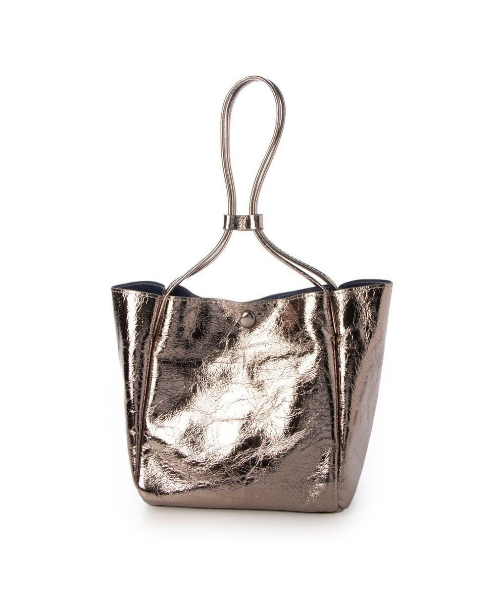 【アンビリオン/UNBILLION】のカシュカシュ cachecache / クラッシュメタリックワンハンドルミニトート インテリア・キッズ・メンズ・レディースファッション・服の通販 founy(ファニー) 　ファッション　Fashion　レディースファッション　Fashion for Women　バッグ　Bags　クラッシュ　Distressed, Crashed Style　スマホ　Smartphone, Mobile Device　トレンド　Trend, Trending Now　ポーチ　Pouch, Small Case　巾着　Drawstring Bag, Kinchaku　財布　Wallet, Purse　ダークシルバー|ID: prp329100004849412 ipo3291000000035774088