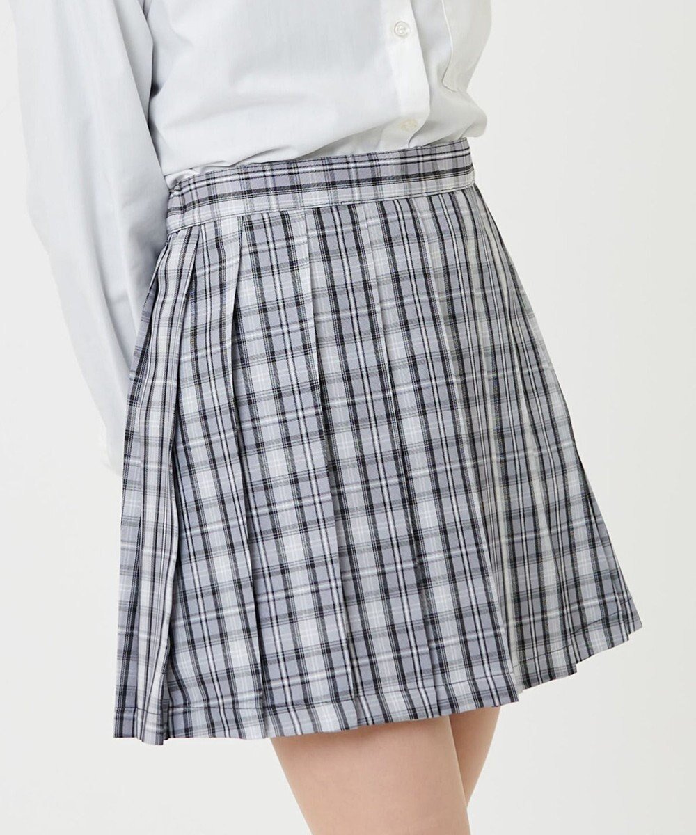 【ウィゴー/WEGO】の【SCHOOLITEM】スクールプリーツスカート インテリア・キッズ・メンズ・レディースファッション・服の通販 founy(ファニー) 　ファッション　Fashion　レディースファッション　Fashion for Women　スカート　Skirts　プリーツスカート / 上品フェミニンスタイル　Pleated Skirts　おすすめ　Recommended / Our Picks　スマホ　Smartphone, Mobile Device　プリーツ　Pleats, Pleated　夏　Summer　春　Spring　S/S・春夏　SS, Spring/Summer, Warm Season　グレーチェック1|ID: prp329100004849413 ipo3291000000035793167