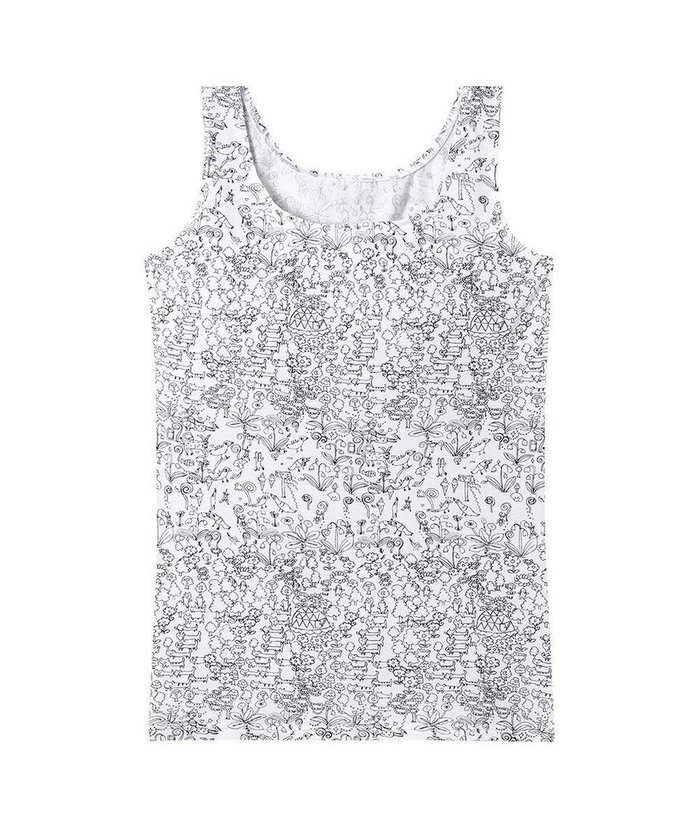 【ツモリチサト スリープ/tsumori chisato SLEEP】のツモリチサト インナー ノースリーブ タンクトップ ベア天竺素材(身生地) パッド付 レディース UCX410 /ワコール インテリア・キッズ・メンズ・レディースファッション・服の通販 founy(ファニー) https://founy.com/ ファッション Fashion レディースファッション Fashion for Women トップス・カットソー Cut & Sew Tops キャミソール&ノースリーブ Camisoles & Sleeveless Tops インナー Innerwear シンプル Simple, Minimal タンク Tank Top, Sleeveless Top ネコ Cat, Feline Motif ノースリーブ Sleeveless, No-Sleeve パジャマ Pajamas, Sleepwear |ID: prp329100004849419 ipo3291000000035525619