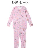 【ツモリチサト スリープ/tsumori chisato SLEEP】のツモリチサト パジャマ 長袖 長ズボン 綿100%(本体) スムース素材 レディース UDX501 /ワコール 人気、トレンドファッション・服の通販 founy(ファニー) ファッション Fashion レディースファッション Fashion for Women トップス・カットソー Cut & Sew Tops 春 Spring コレクション Collection, Seasonal Line 長袖 Long Sleeve, Full Sleeve パジャマ Pajamas, Sleepwear ボトム Bottoms, Lower Wear thumbnail ピンク|ID: prp329100004849422 ipo3291000000035477904