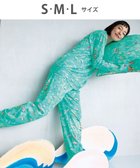 【ツモリチサト スリープ/tsumori chisato SLEEP】のツモリチサト パジャマ 長袖 長ズボン 綿100%(本体) スムース素材 レディース UDX501 /ワコール サックス|ID: prp329100004849422 ipo3291000000035525629