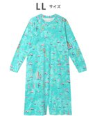 【ツモリチサト スリープ/tsumori chisato SLEEP】のツモリチサト ルームウエア ネグリジェ 綿100%(本体) 長袖 ロング丈 ロンパース ラグランスリーブ レディース UNX502 /ワコール サックス|ID: prp329100004849426 ipo3291000000035525644