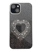 【ウィゴー/WEGO】のハートビジューラメiphoneケース(ブラック) 柄2|ID: prp329100004849434 ipo3291000000035597546