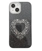 【ウィゴー/WEGO】のハートビジューラメiphoneケース(ブラック) 柄3|ID: prp329100004849434 ipo3291000000035597548