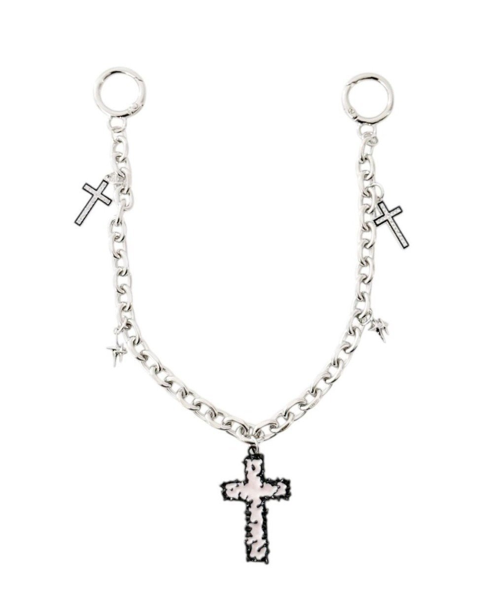 【ウィゴー/WEGO】の2wayチェーンモチーフハンドストラップ インテリア・キッズ・メンズ・レディースファッション・服の通販 founy(ファニー) 　ファッション　Fashion　レディースファッション　Fashion for Women　スポーツウェア　Functional & Stylish Sportswear　アクセサリー　Fashion Accessories　スポーツ　Sports, Activewear　スマホ　Smartphone, Mobile Device　チェーン　Chain, Chain Strap　ポーチ　Pouch, Small Case　モチーフ　Motif, Design Theme　モバイル　Mobile, Smartphone　ラップ　Wrap, Wrap Design　柄3|ID: prp329100004849443 ipo3291000000035525725