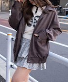 【ウィゴー/WEGO】のスウェードポンチジャケット ブラウン|ID: prp329100004849455 ipo3291000000035525775