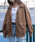 【ウィゴー/WEGO】のスウェードポンチジャケット ベージュ|ID: prp329100004849455 ipo3291000000035525776