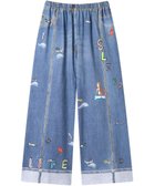 【ツモリチサト スリープ/tsumori chisato SLEEP】のツモリチサト ボトムス 綿100%(本体) ワイドパンツ 長ズボン ルームウエア レディース UOX510 /ワコール ブルー|ID: prp329100004849458 ipo3291000000035478503