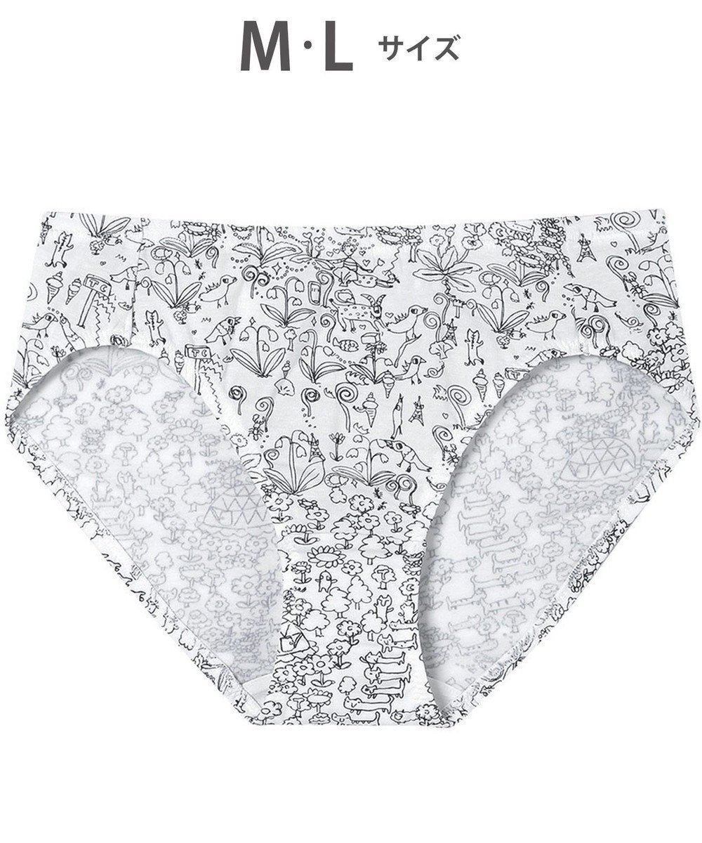 【ツモリチサト スリープ/tsumori chisato SLEEP】のツモリチサト ショーツ ベア天竺素材(身生地) はきこみ丈あさめ レディース UPX410 /ワコール 人気、トレンドファッション・服の通販 founy(ファニー) 　ファッション　Fashion　レディースファッション　Fashion for Women　ショーツ　Shorts, Short Pants　ネコ　Cat, Feline Motif　パジャマ　Pajamas, Sleepwear　 other-1|ID: prp329100004849459 ipo3291000000035525777