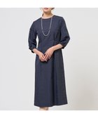 【ジェイ プレス/J.PRESS】のブロックチェックジャガード ワンピース ネイビー系|ID: prp329100004849466 ipo3291000000035478618